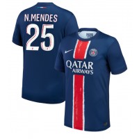 Paris Saint-Germain Nuno Mendes #25 Replika Hemmatröja 2024-25 Kortärmad